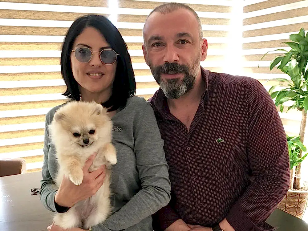 Antalya'dan Dikmen Ailesi ve minik Pomeranian Tofi