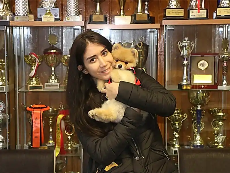 Ece Koçali, Pomeranian cinsi elit yavrusuna kavuştu