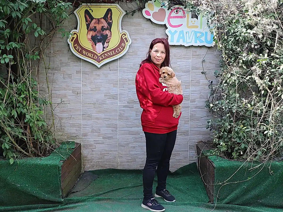 Gülay Hanım ve ailesi Maltipoo kızlarına kavuştular