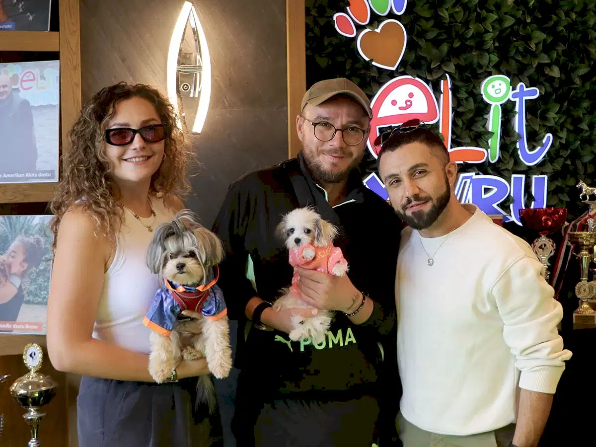 Orkun Bey Teacup Morkie yavrusuna kavuştu