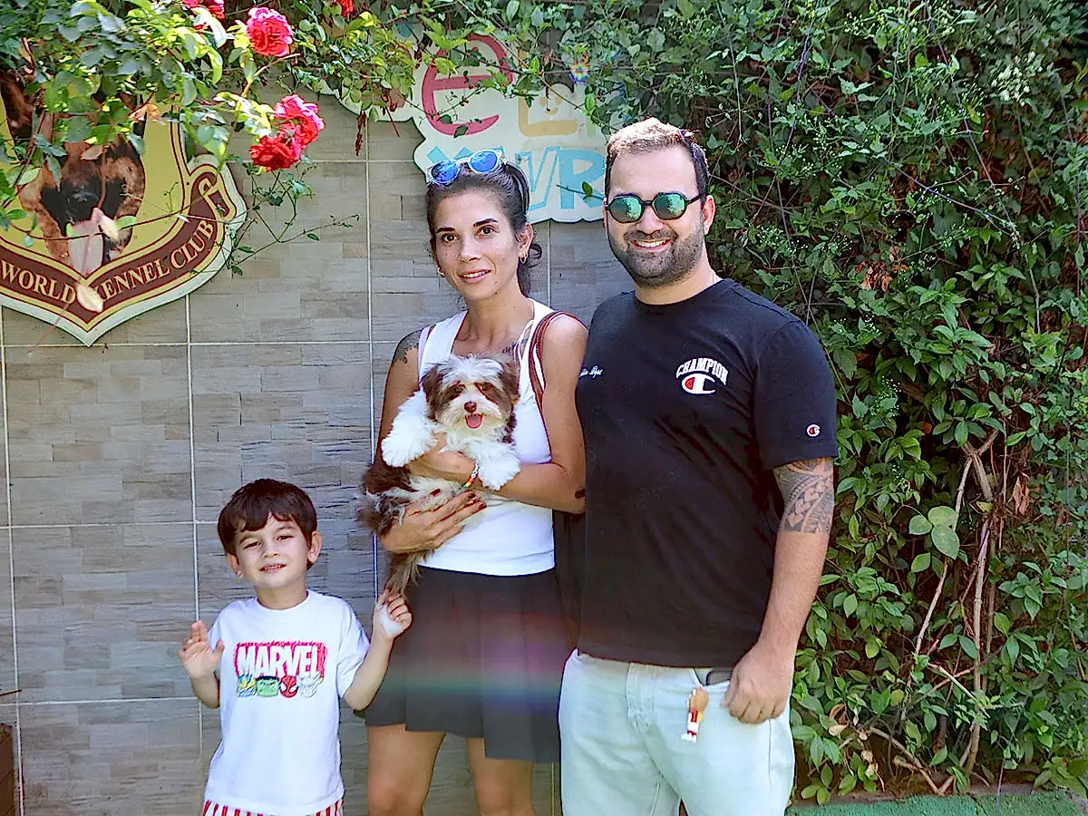 Sevgili Sezer Bey ve ailesi Çikolata Morkie yavrularına kavuştular