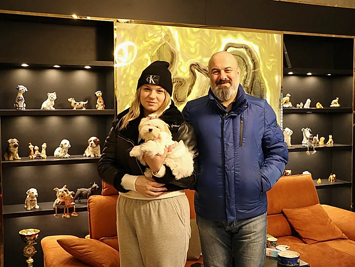 Sude Hanım Morkie yavrusuna kavuştu